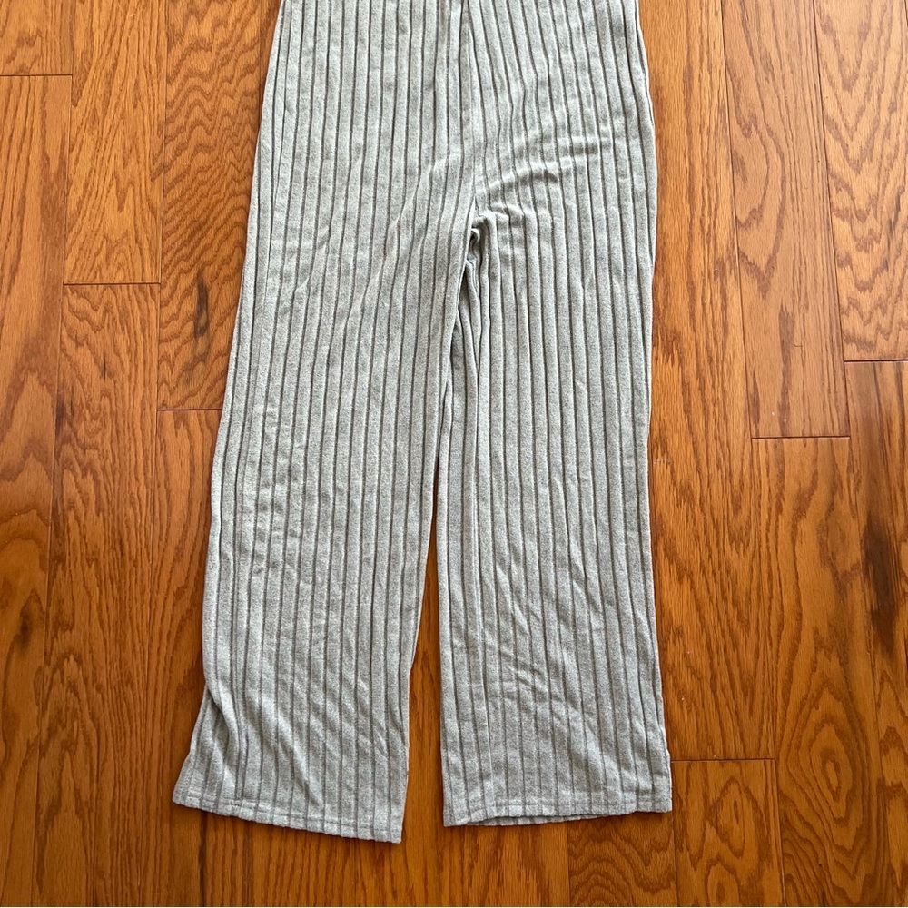 SHEIN Gray Ribbed Sleeveless jumpsuit XL extra large - Picture 8 of 10